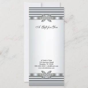 Certificats cadeaux d'affaires Silver Diamonds