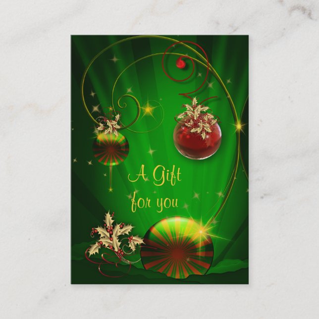 Certificats cadeaux de vacances d'entreprise (Devant)