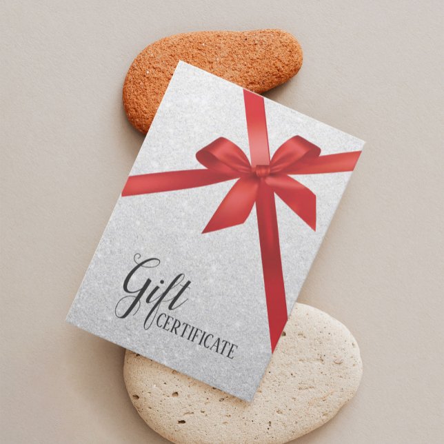 Certificats cadeaux de vacances Parties scintillan (Créateur téléchargé)