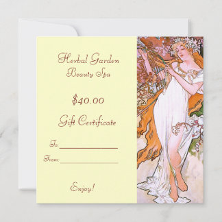 Certificats cadeaux Spa de beauté
