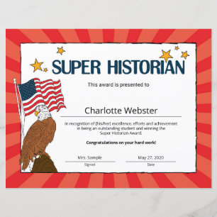Certificats de reconnaissance d'étudiant super his