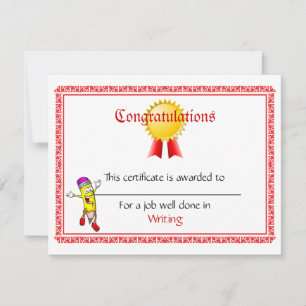 Certificats mini-primes personnalisés