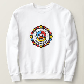 Certifié Clown Funny Clown Sweatshirt de mème de c