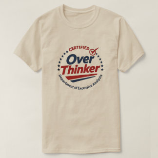 Certifié Surpenseur T-Shirt Graphique Drôle |