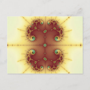 Cerveau - Carte postale fractale