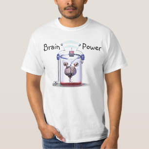 Cerveau dans le T-shirts d'un pot