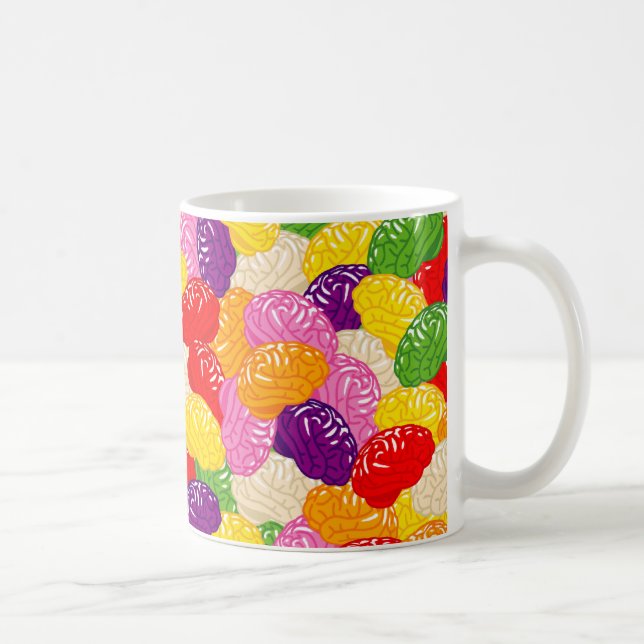 Cerveaux de gelée faisant un brainstorm la tasse (Droite)