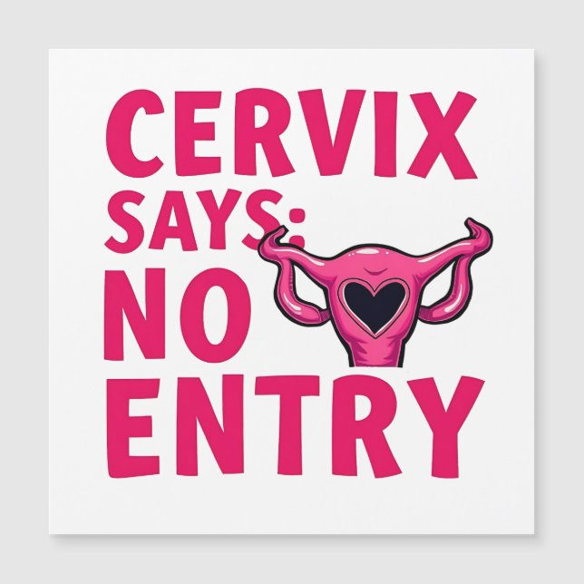 Cervix dit pas entrée Womb Pro Choice Abortion (Devant)