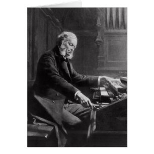 César Franck à la console de l'orgue