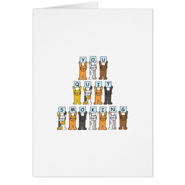 Cessez De Fumer Les Chats De Dessin (Devant)