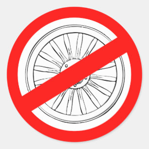 Cessez de jouer des autocollants de "roues"