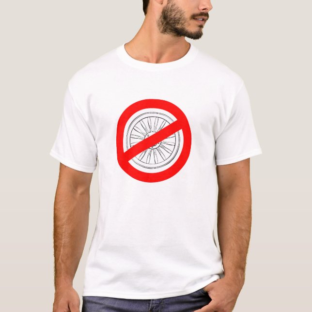 Cessez de jouer le T-shirt des hommes de "roues" (Devant)
