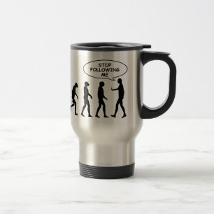 Cessez de me suivre tasse de voyage