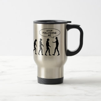 Cessez de me suivre tasse de voyage