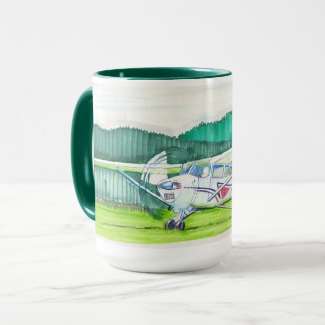 Cessna 182 Pano Mug (Devant gauche)