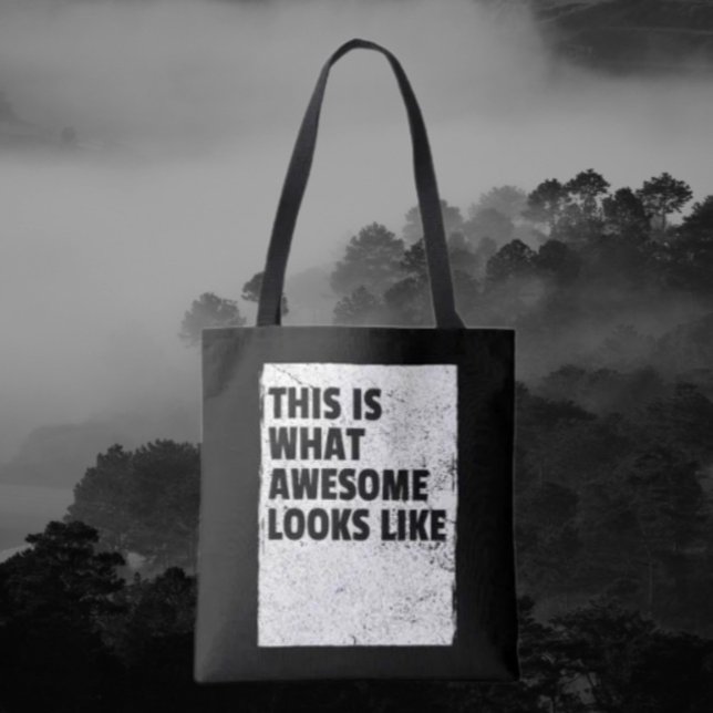 C'est à ça que ressemble "Awesome" Sac cabas (Créateur téléchargé)