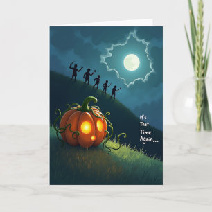 C'est à nouveau le moment Carte Halloween