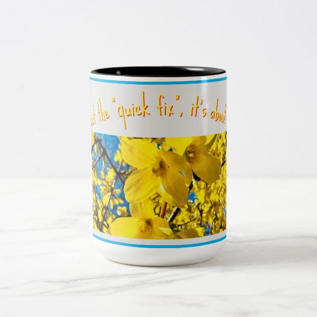 C'est à propos du voyage, Mug (Centre)