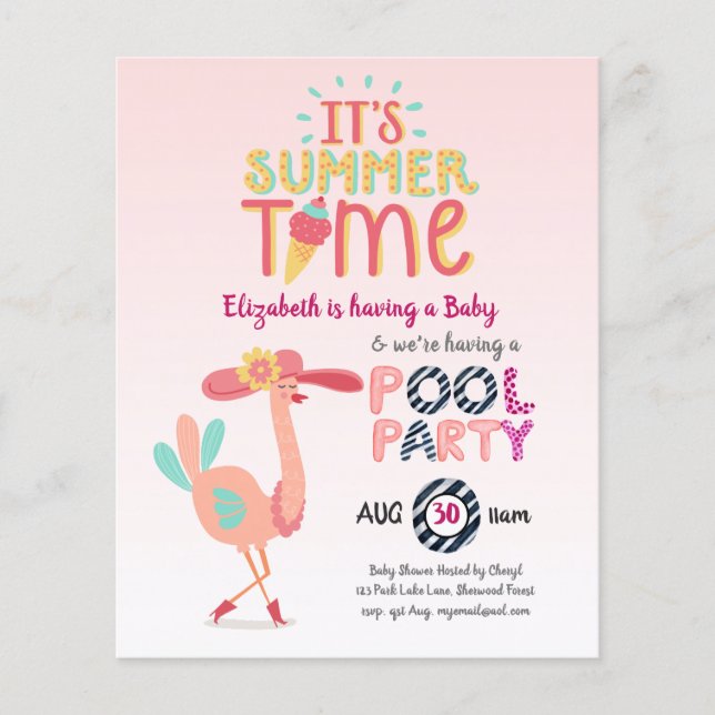 C'est absolument Fab Darling ! Fête de la piscine  (Devant)