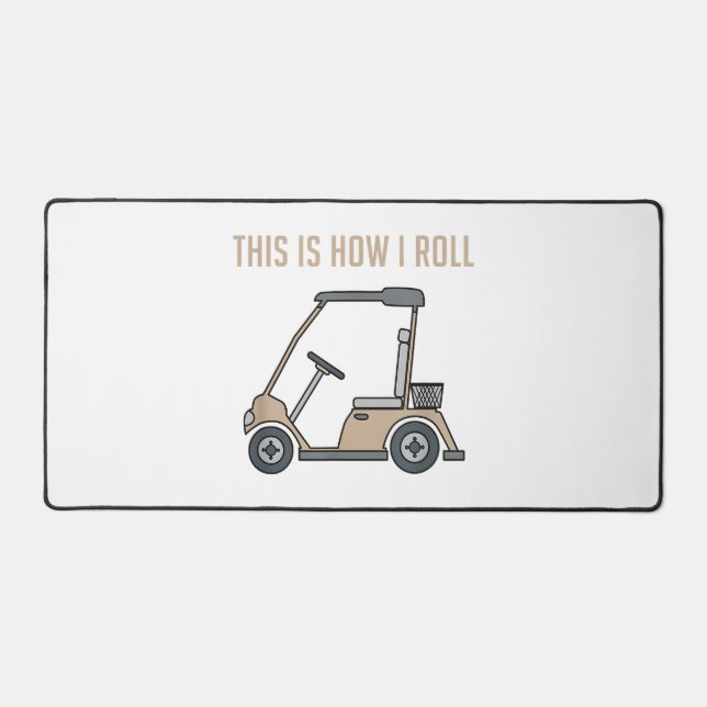 C'est ainsi que je roule Golf Cart Drôles de golfe (Recto)