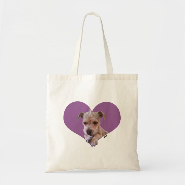 C'est amour de chiot ! ! Sac fourre-tout (Devant)