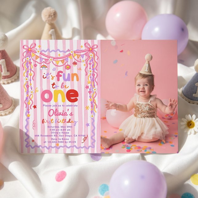 C'est amusant d'être une fille, invitation pour 1e (Créateur téléchargé)