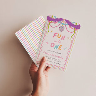 C'est amusant d'être une fille Invitation pour un 