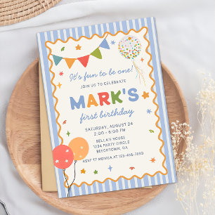 C'est amusant d'être une invitation d'anniversaire