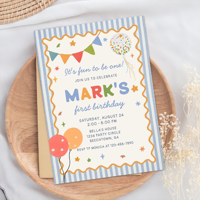 C'est amusant d'être une invitation d'anniversaire (Créateur téléchargé)