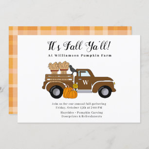 C'est automne Ya'll Fall Party Invitation