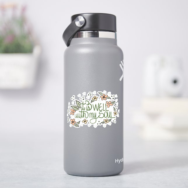 C'Est Bien Avec Mon Sticker En Vinyle Coupé Person (HydroFlask)