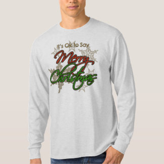 C'est bon de dire Joyeux T-shirt de Noël, Long Sle