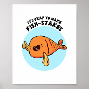 C'est bon de faire Poisson-piqûres Poster Cute Pun