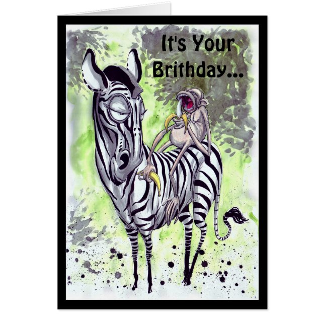 "C'est CARTE de votre Brithday" (Devant)