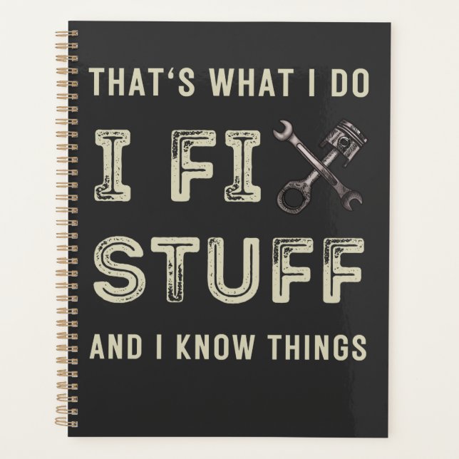 C'est ce que je fais Je répare des trucs et je sai (Devant)