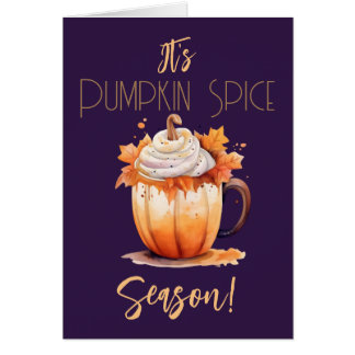 C'est Citrouille Spice Season Card