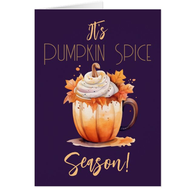 C'est Citrouille Spice Season Card (Devant)