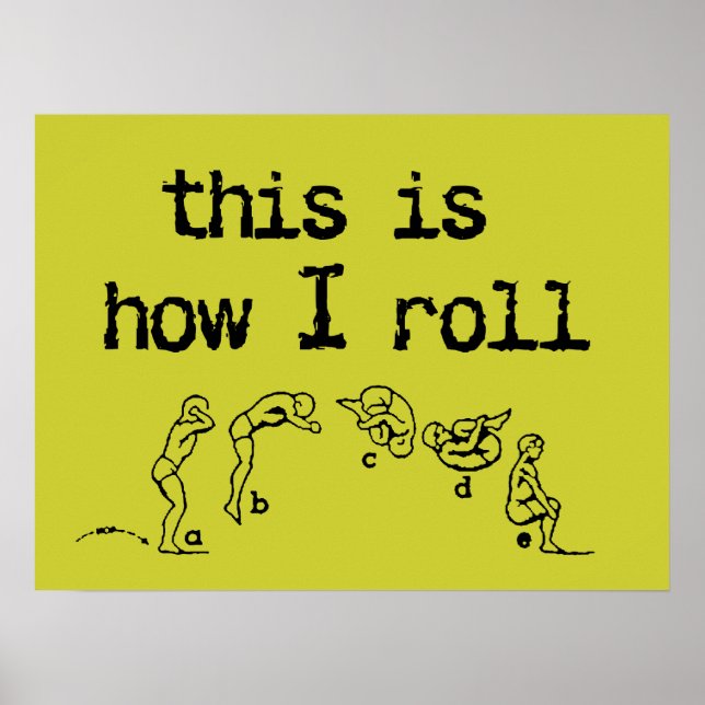 C'est comme ça que je roule drôle affiche humour (Devant)