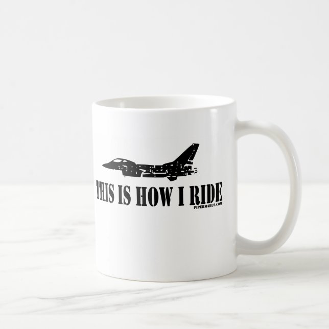 C'est comment je monte la tasse d'avion de chasse (Droite)