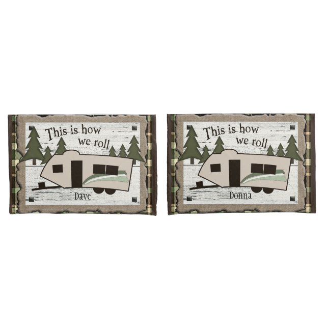 C'est comment nous roulons des taies d'oreiller (devant-Set)