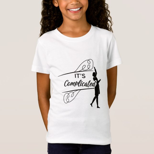 C'est compliqué - T-Shirt de la Saint-Valentin (Devant)
