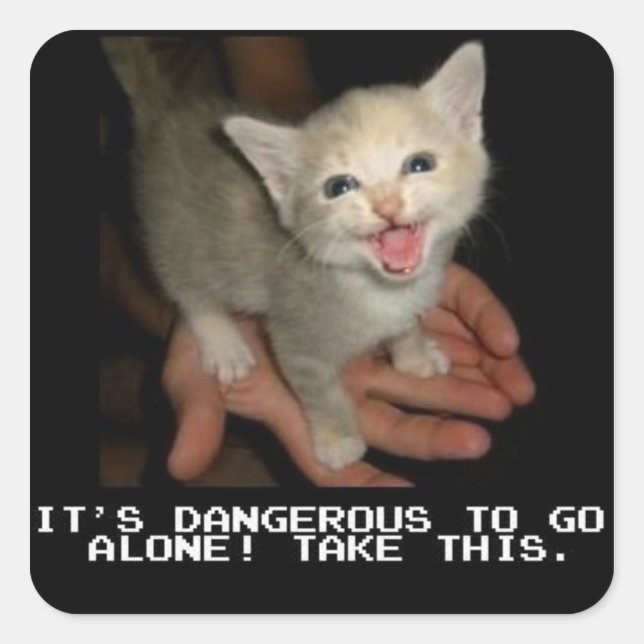 C'est dangereux d'aller seul Stickers (Devant)