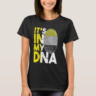 C'est dans mon ADN T-Shirt Drapeau Garifuna Afro-C