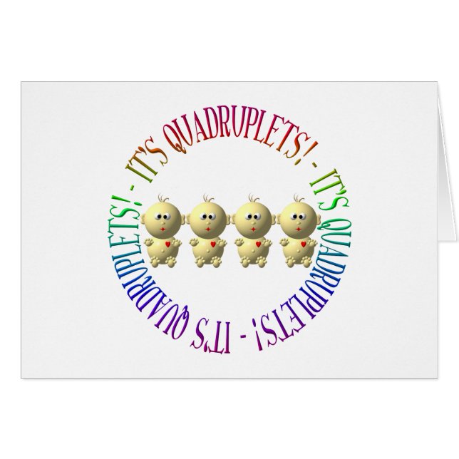 C'est des quadruplets ! (Devant Horizontal)