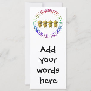 C'est des quadruplets !