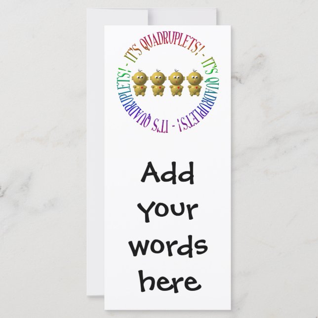 C'est des quadruplets ! (Devant)