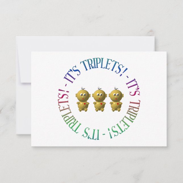 C'est des triplés ! (Devant)