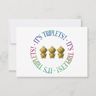 C'est des triplés !