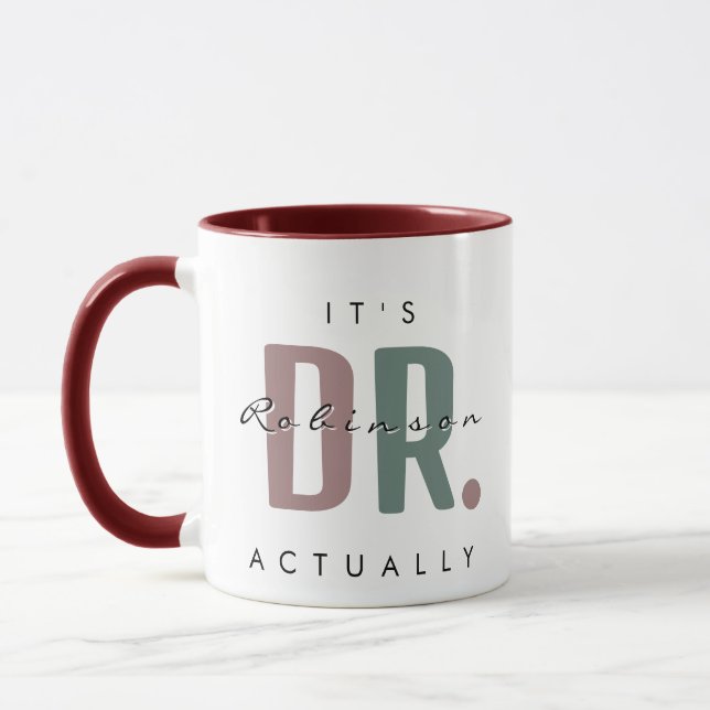 C'est Dr. [Nom personnalisé] En fait Mug (Gauche)