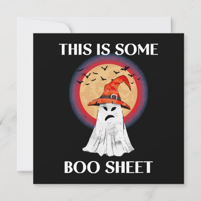 C'est du Papier de Boo Halloween Fantôme Drôle (Devant)